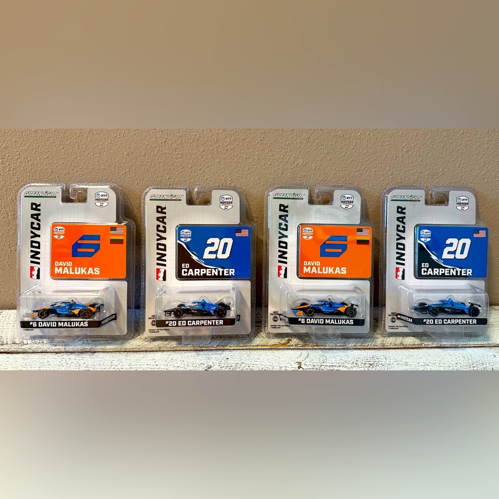 Bundle of 4 Collectable Indy Cars - NIP